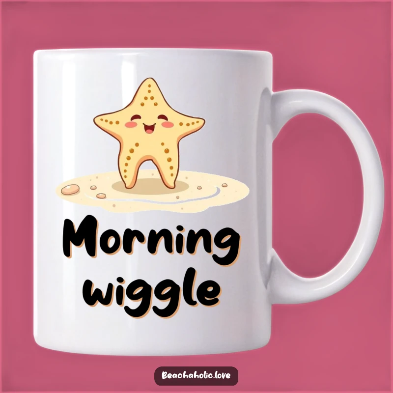 Funny Starfish Mug: Playful Starfish Dancing, Beach Vibes, Perfect Funny Gift for Ocean Lovers